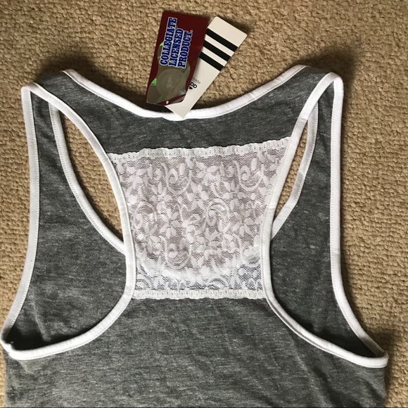Hoosiers Indiana University lace back tank NWT - Picture 5 of 6